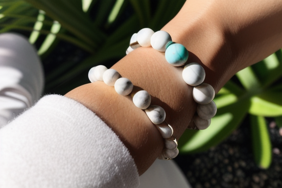 Howlite bracelet