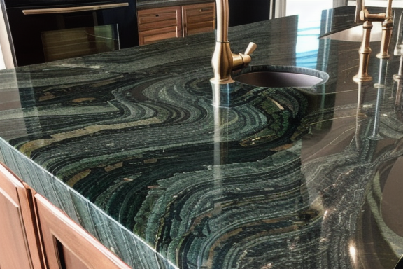 Serpentinite countertop